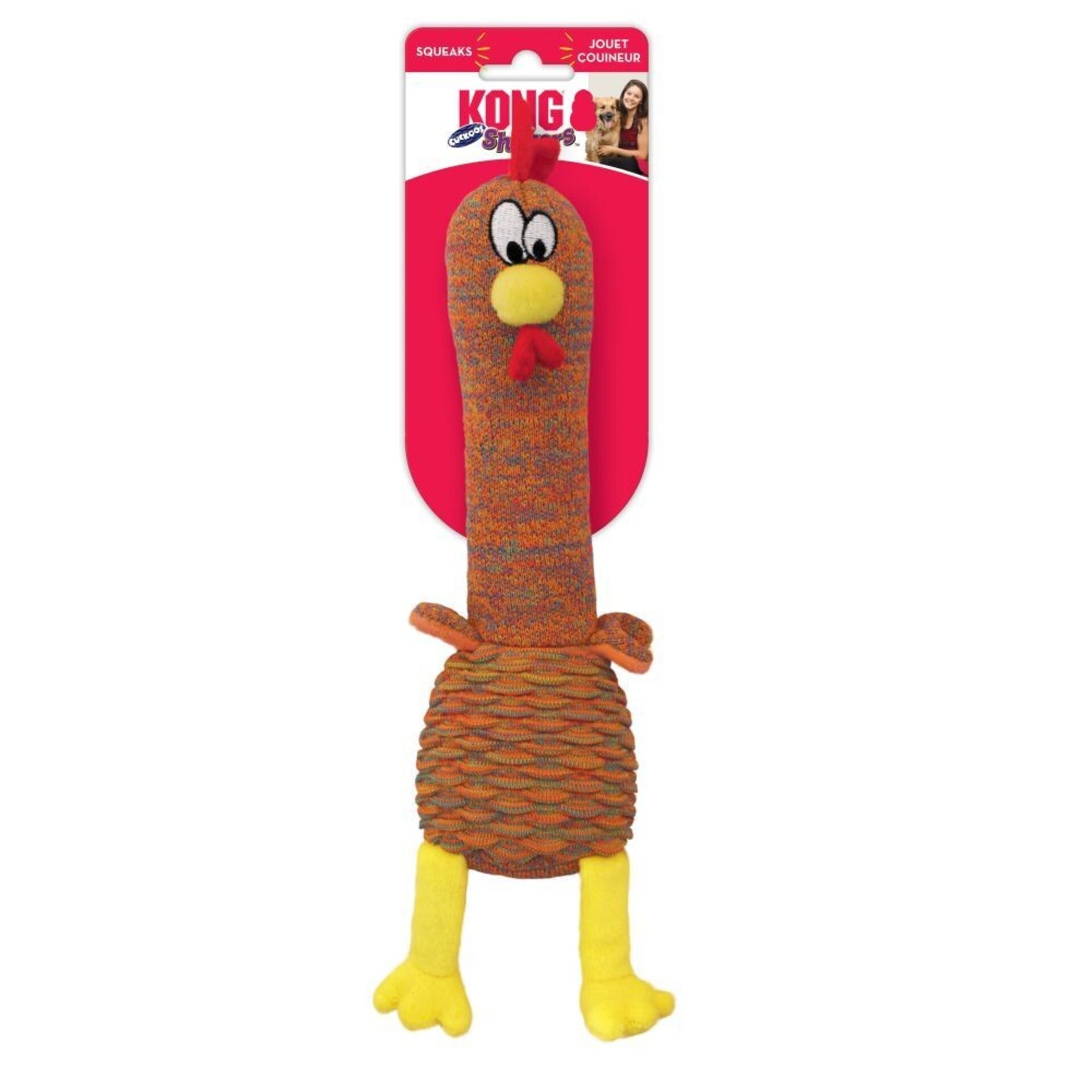 Peluche Kong Shakers Cuckoos Assorted - 2