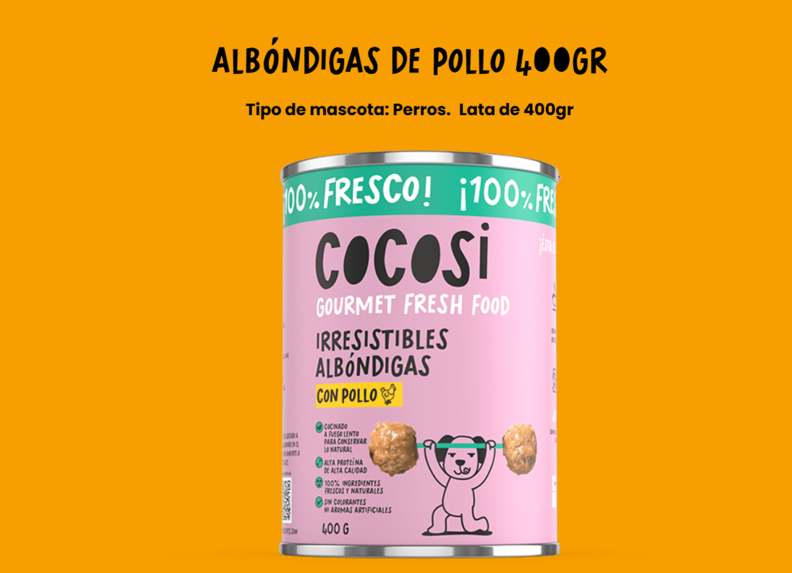 Cocosi Lata Albóndigas Con Pollo - 7