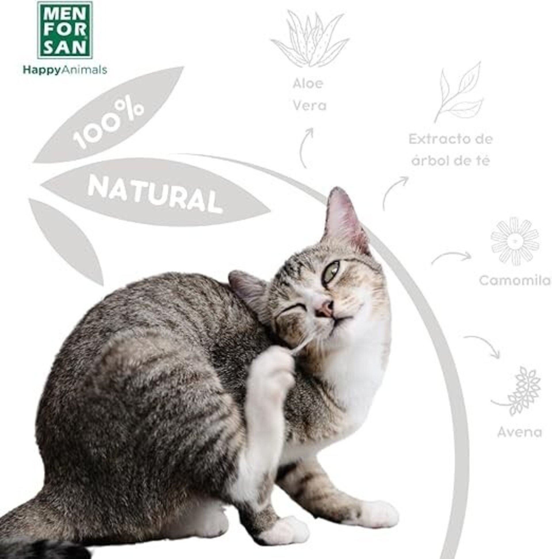 Spray Anti Picores Perros Y Gatos Men For San - 4