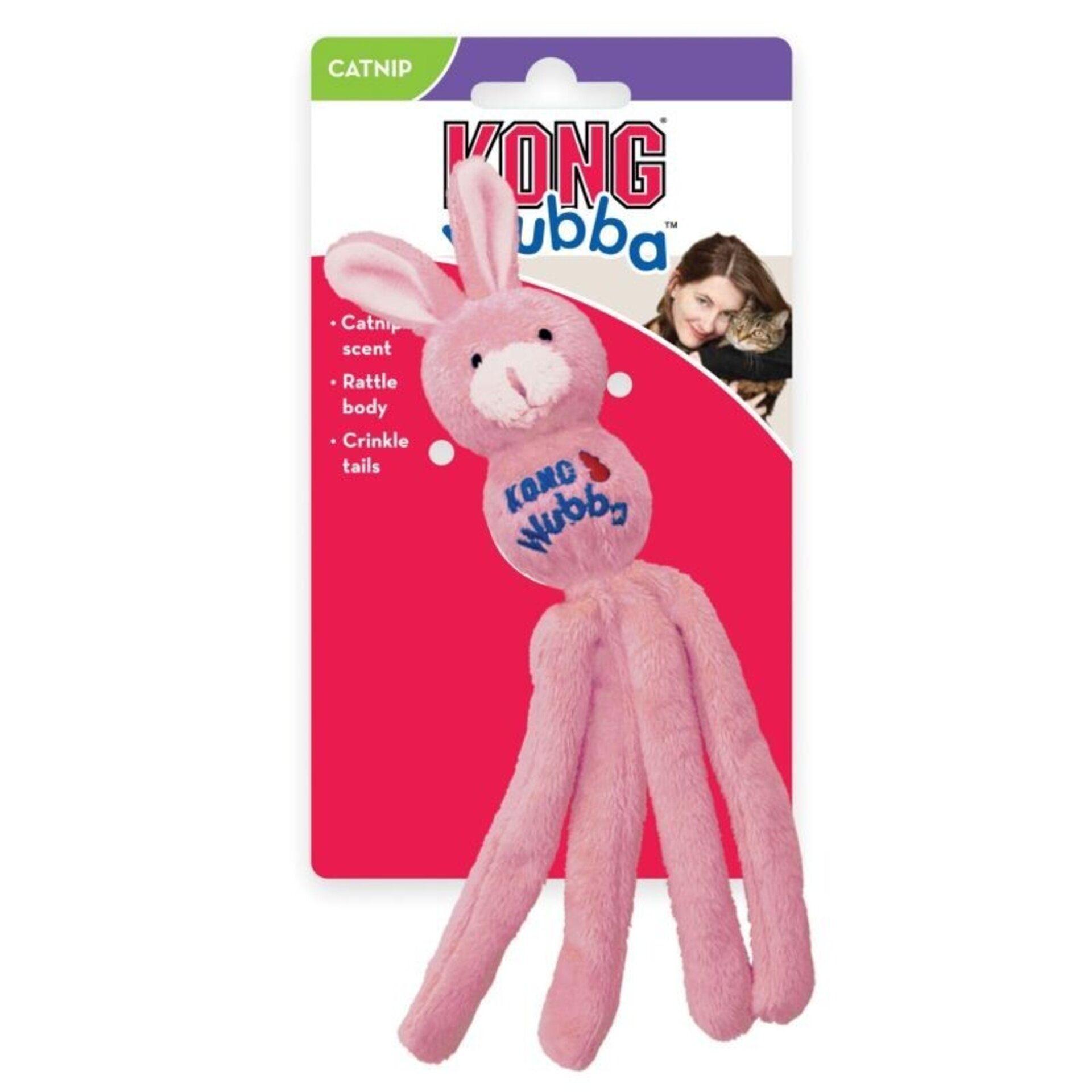 Peluche Kong Cat Wubba Bunny - 2