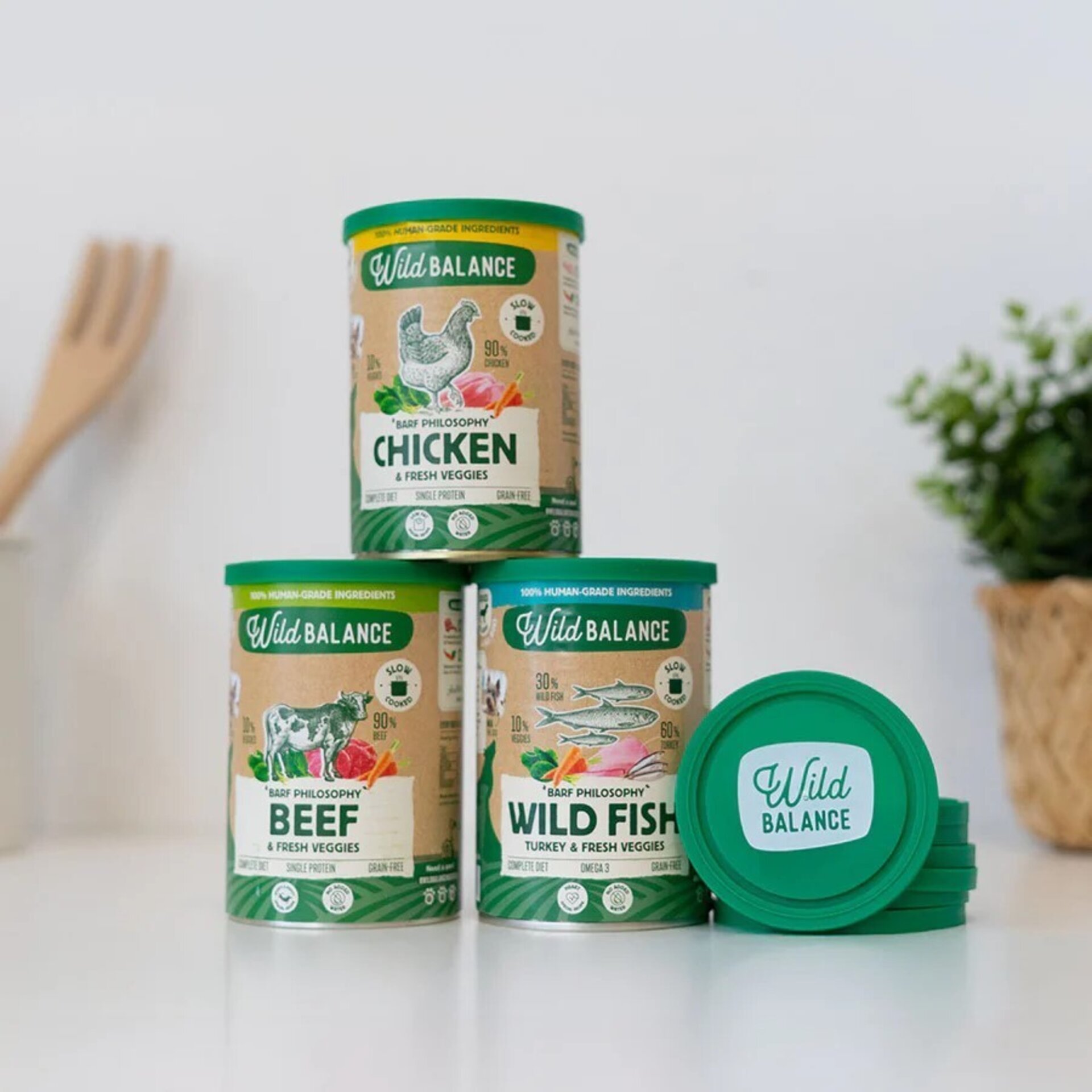 Tapa Hermética Reutilizable Verde para Latas - 3