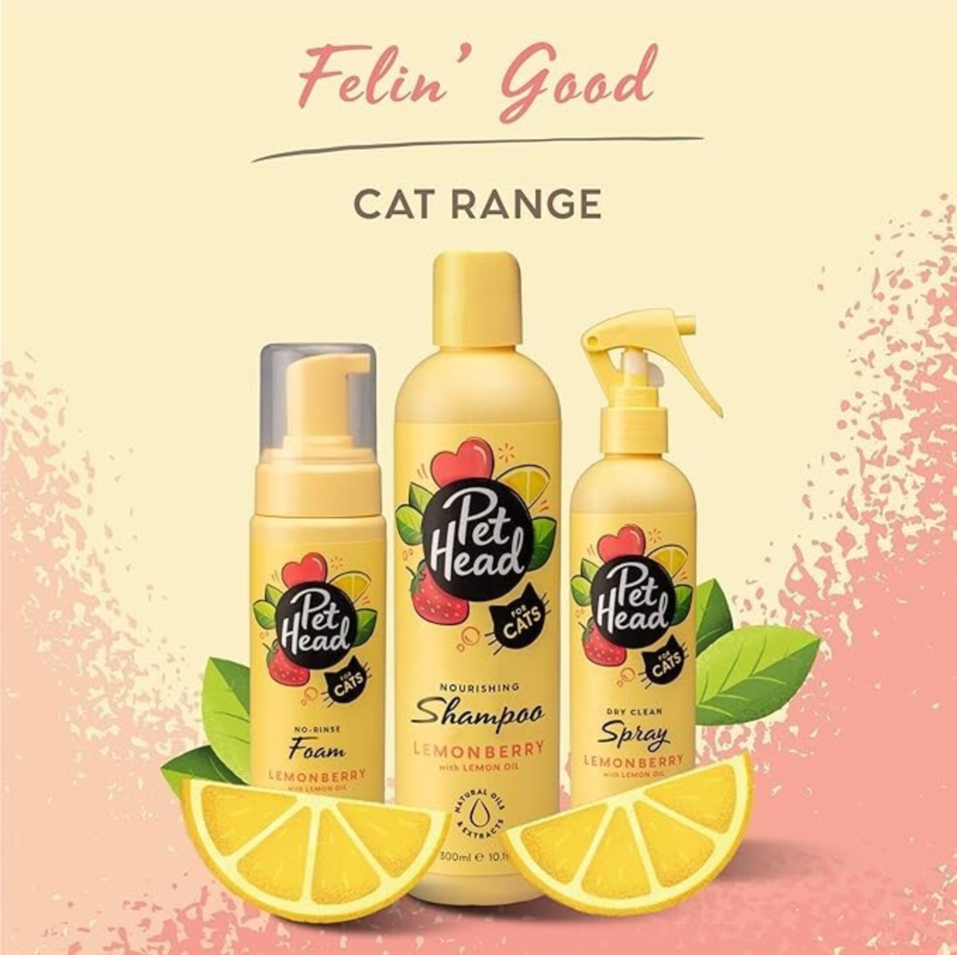 Champu Para Gatos Pet Head Feling Good Limon - 1