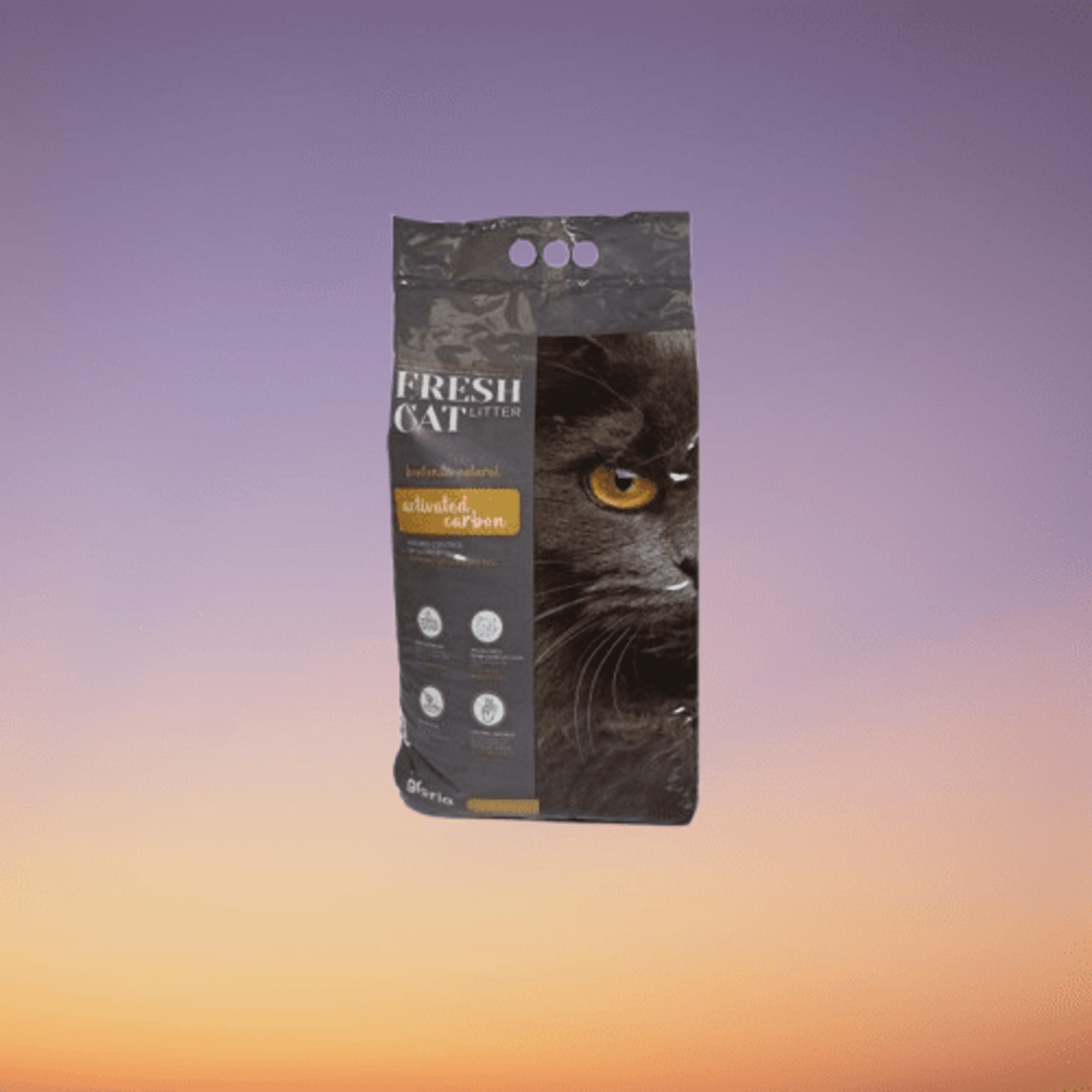 Arena De Bentonita Premium Con Carbon Activo Fresh Cat Litter - 1