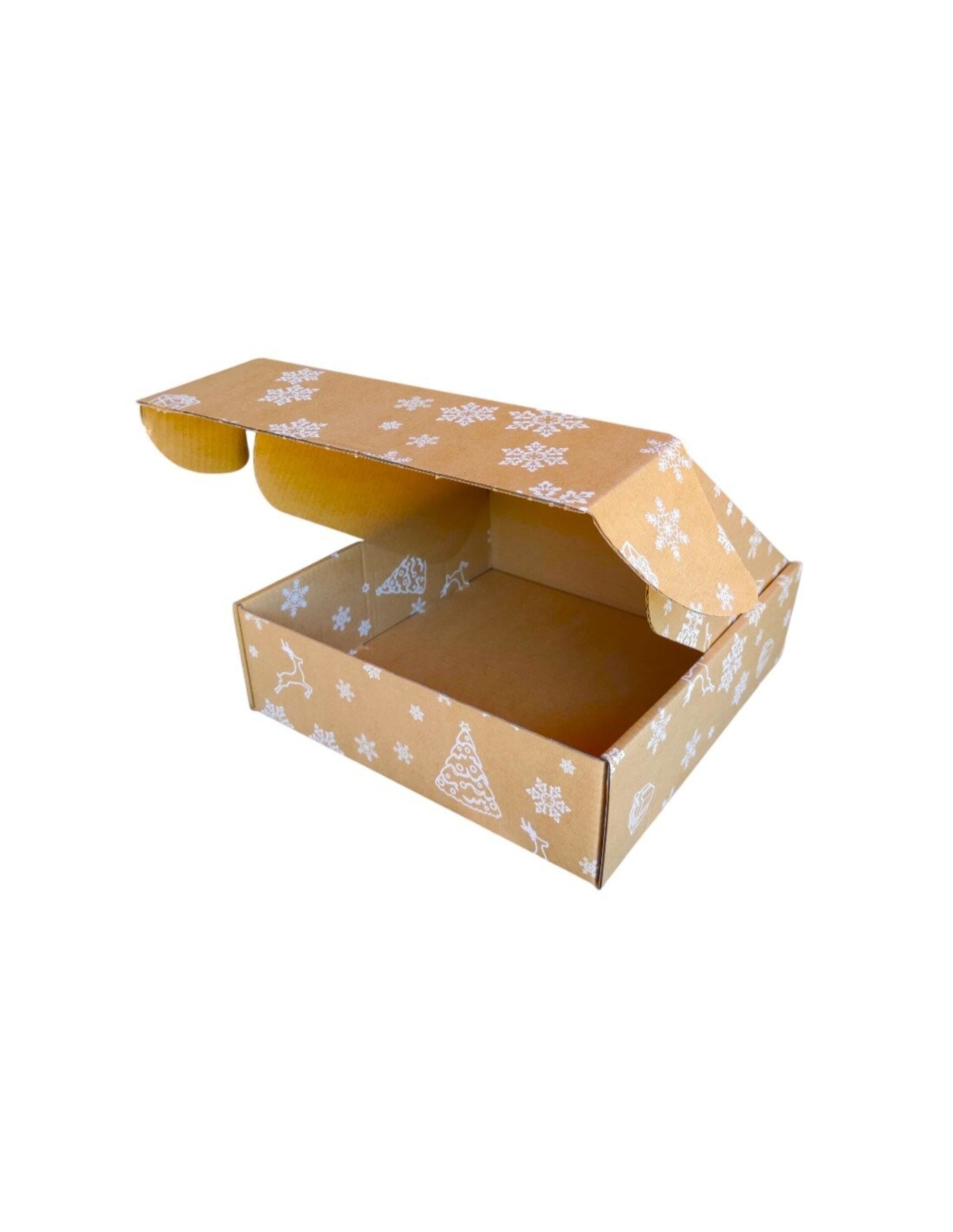 Caja De Cartón Navideña - 3