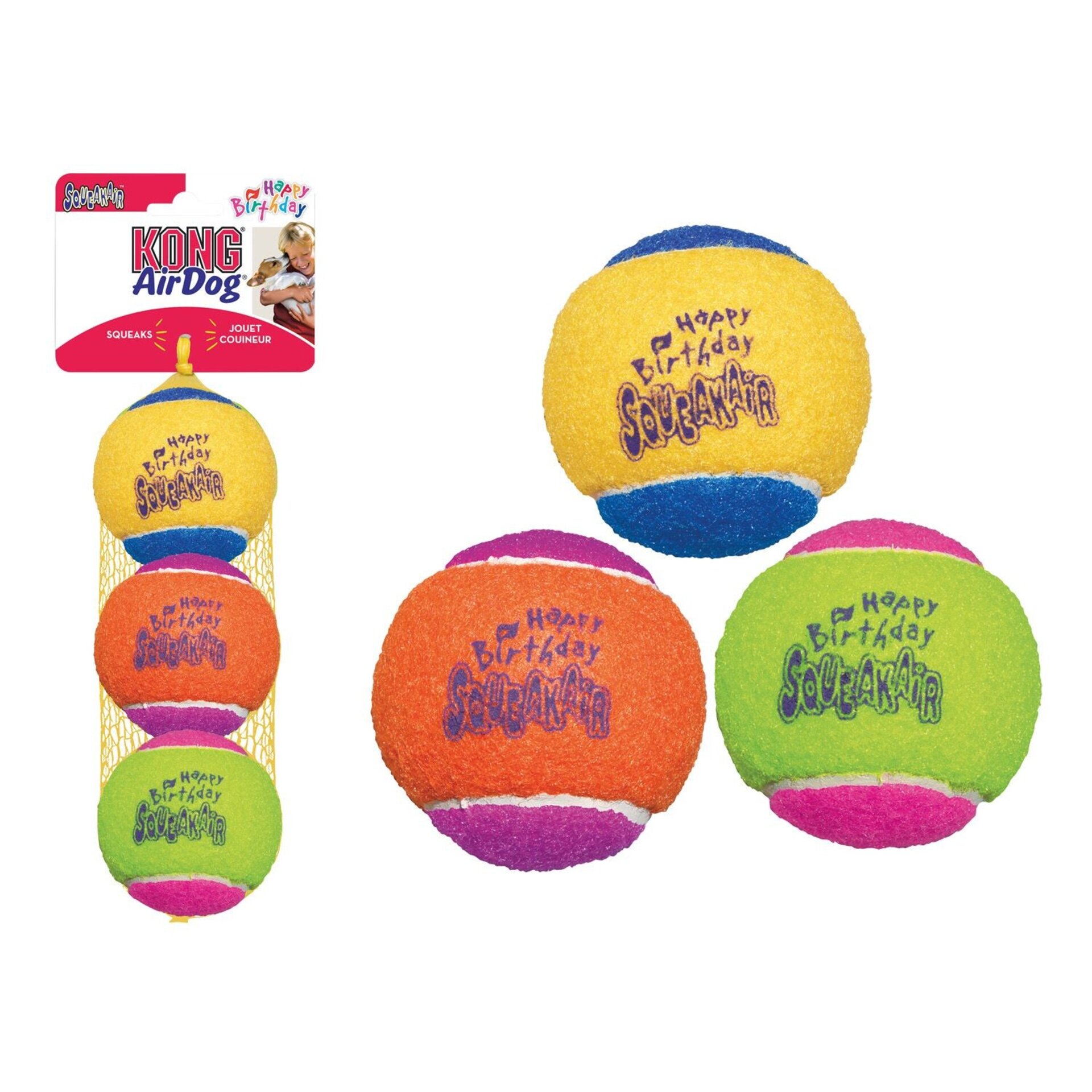 Pelota Kong Squeakair Birthday - 2
