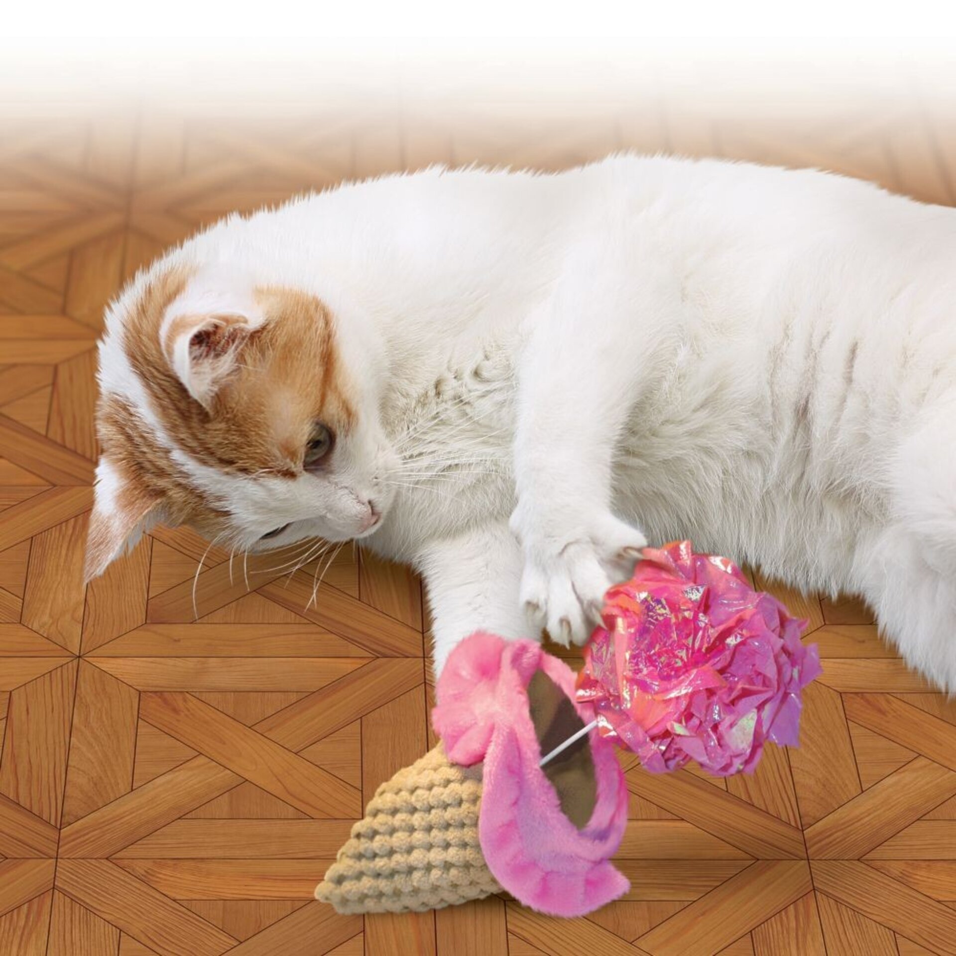 Peluche Kong Cat Crackles Scoopz Assorted - 3