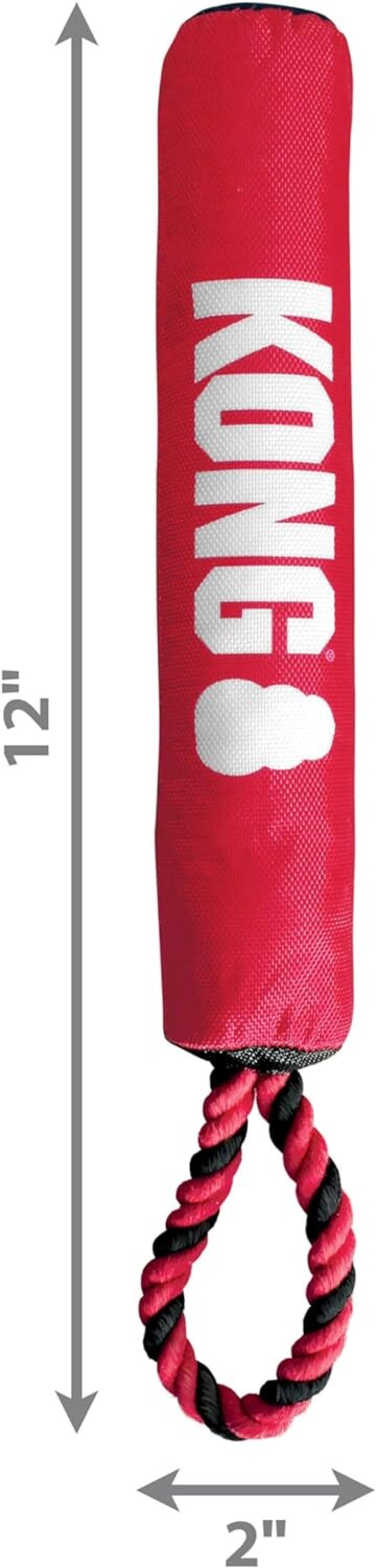 Kong Signature Stick Rojo Con Cuerda - 3