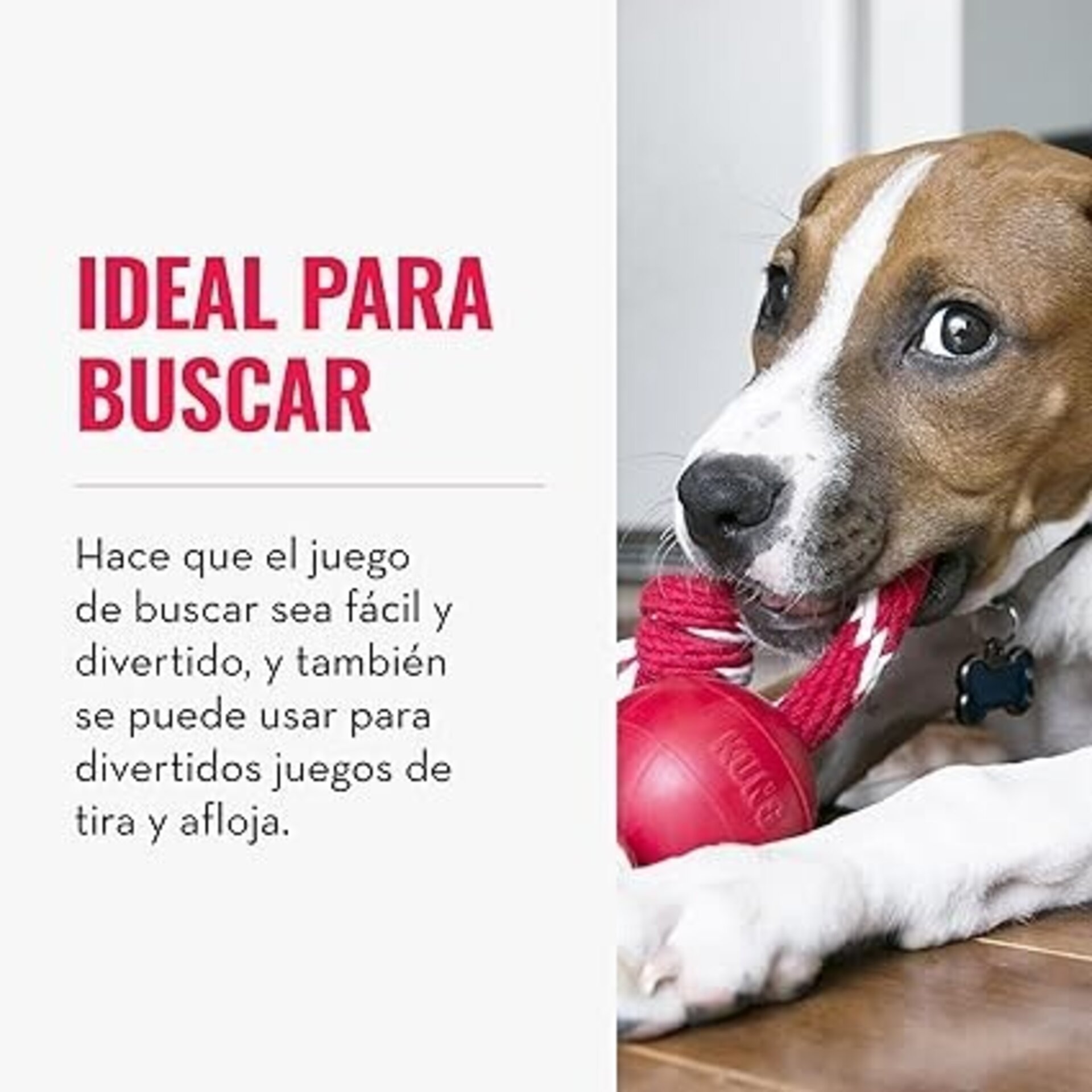 Kong Classic Ball with Rope para Perros - 3