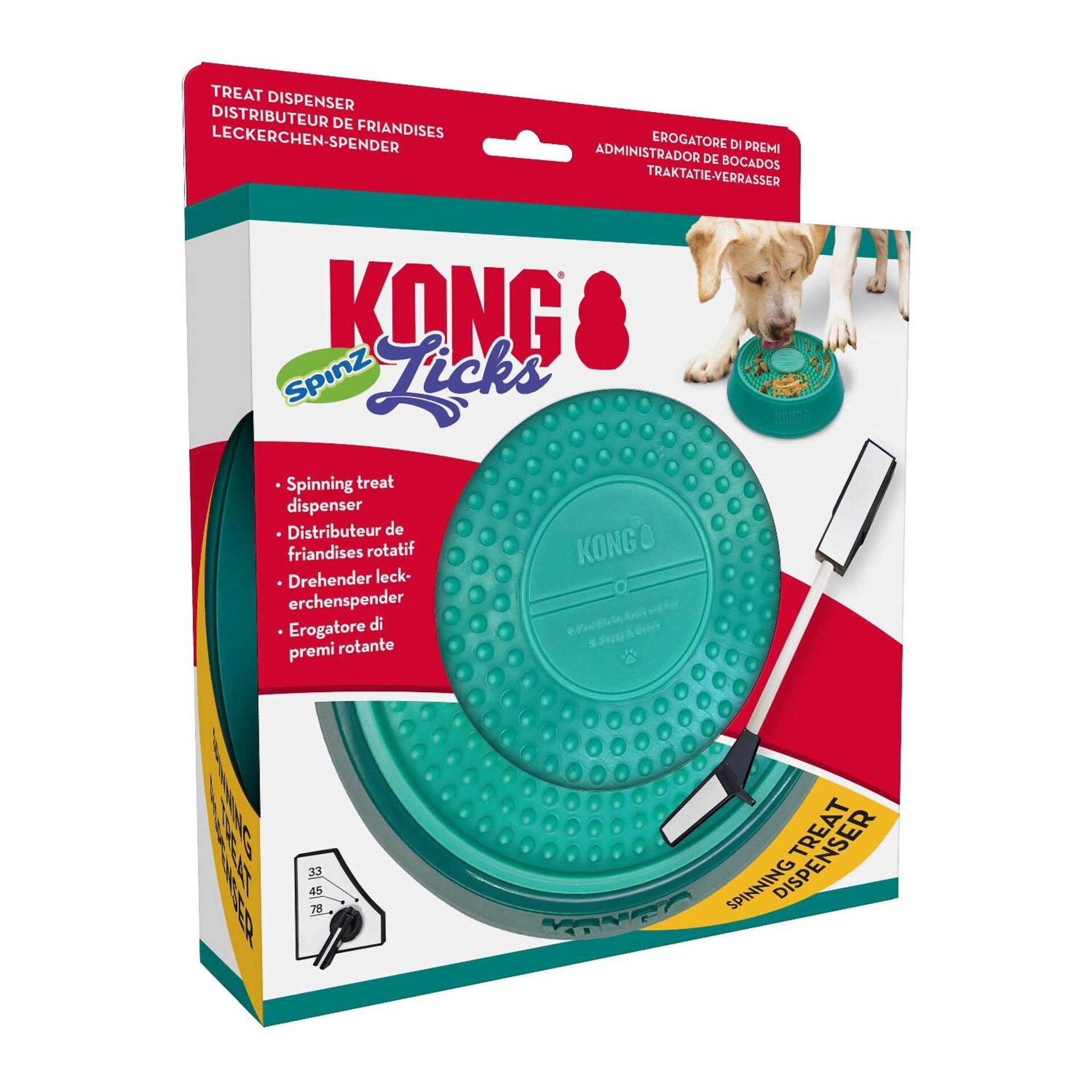 Comedero Kong Licks Spinz - 3