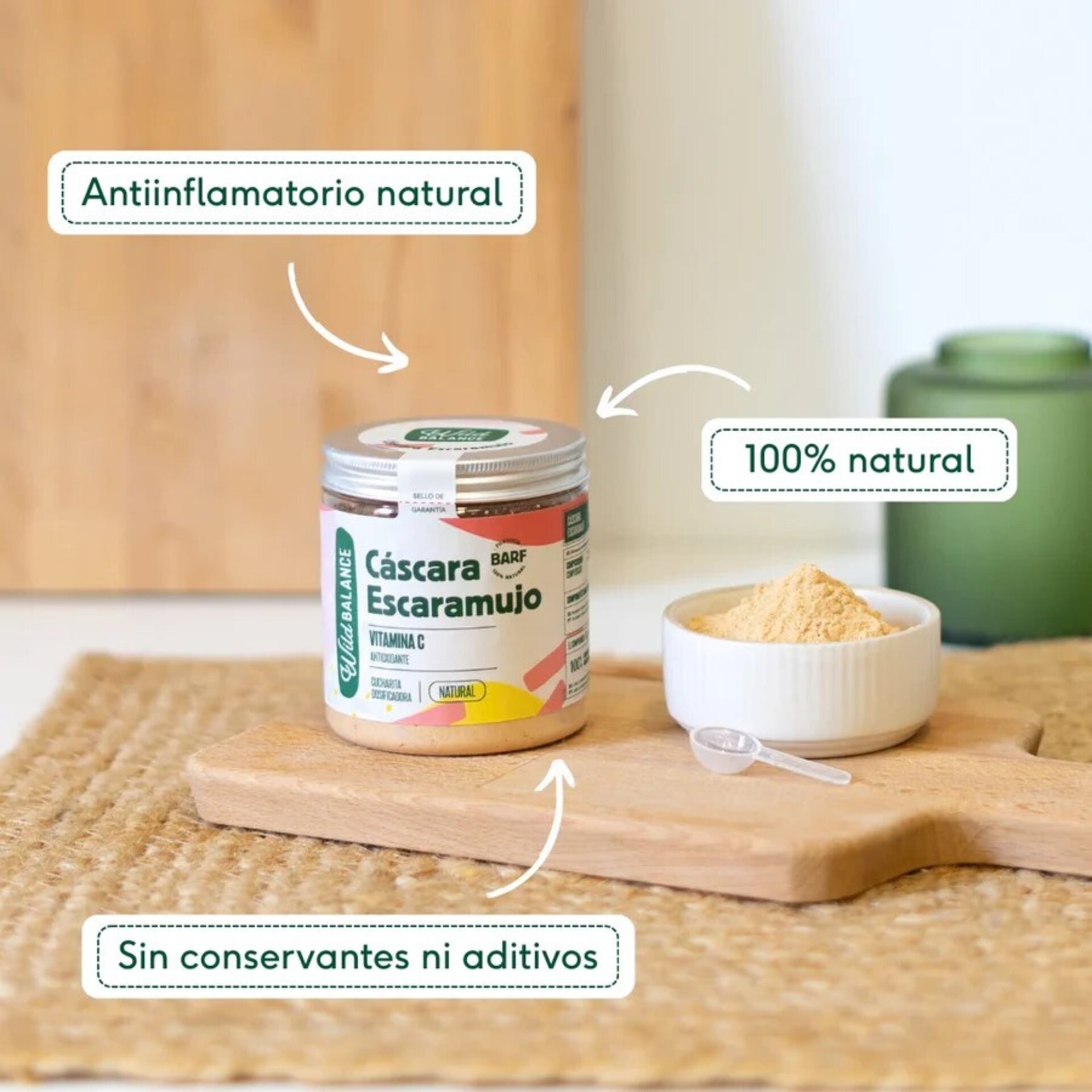 Wild Balance Cáscara de Escaramujo en Polvo (Perros y Gatos) - 6