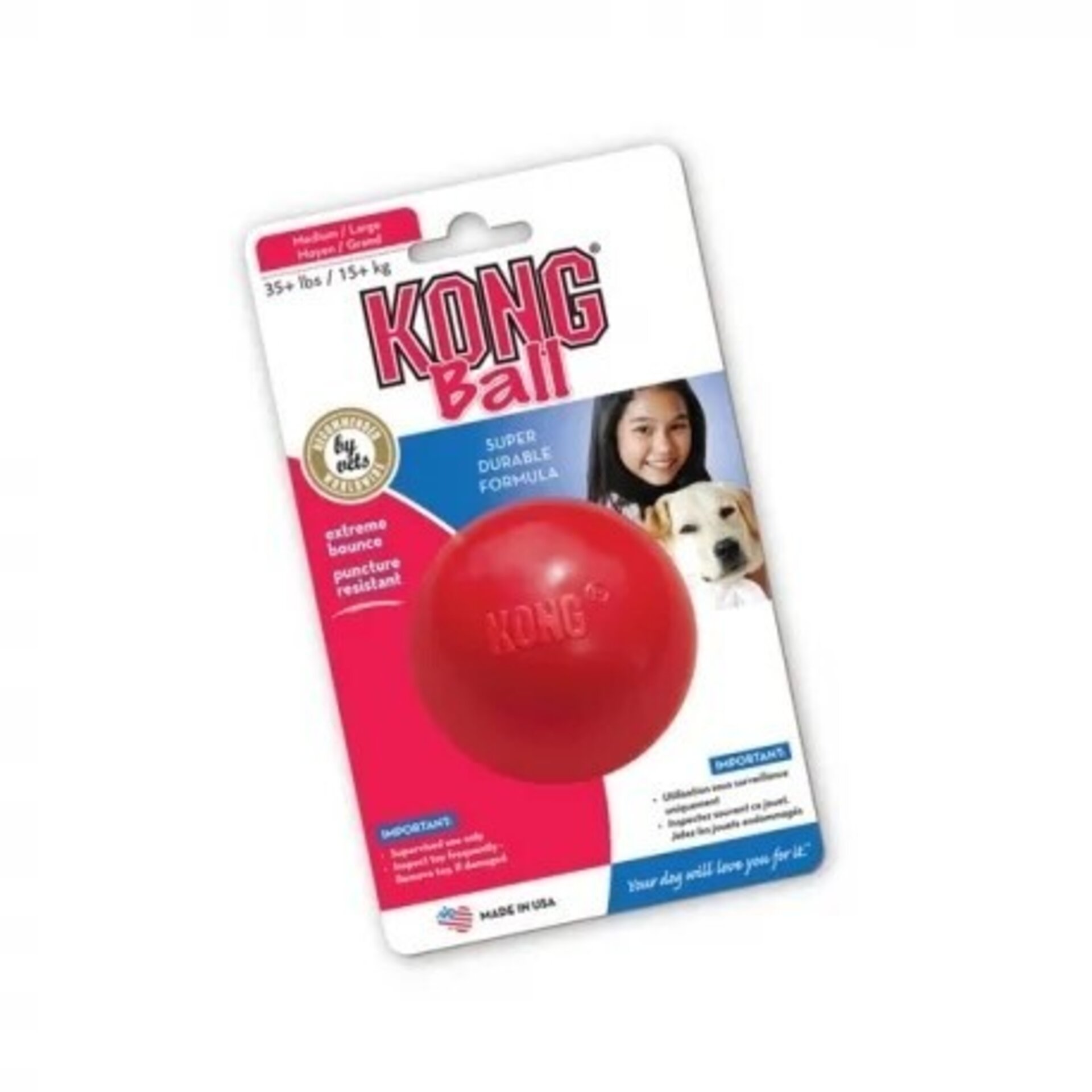 Kong Classic Ball para Perros Macizas - 3