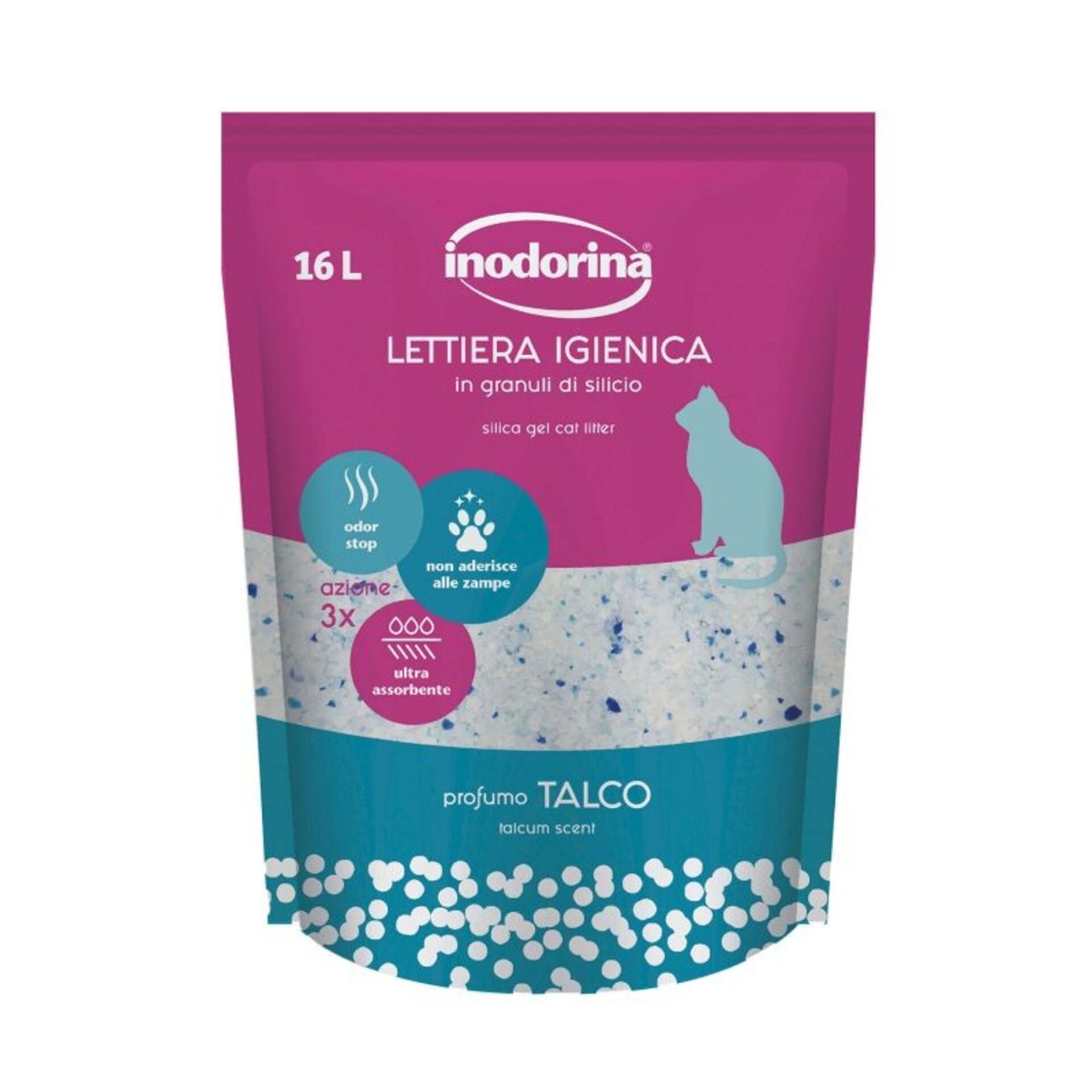 Inodorina Arena de Sílice Magique Talco - 3