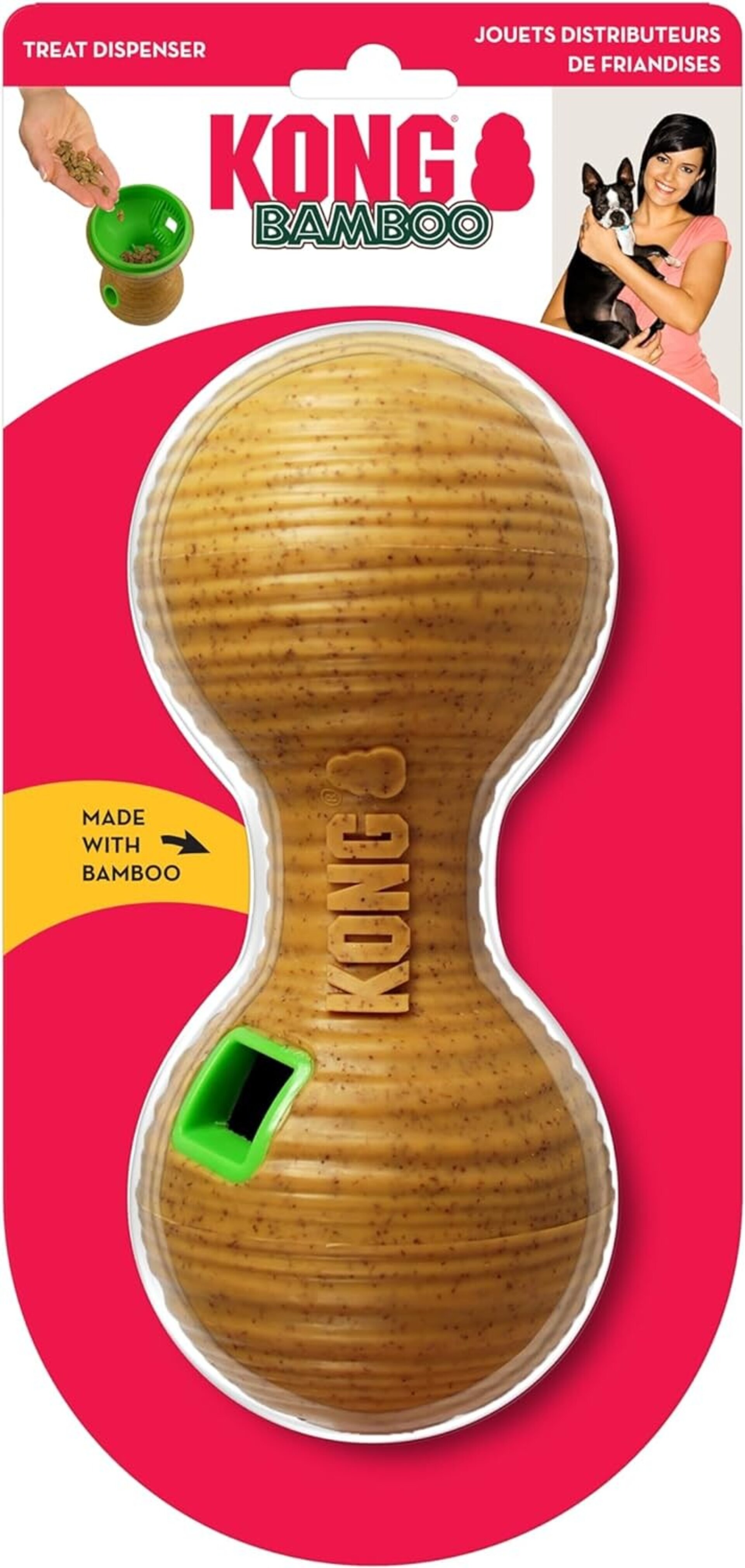 Dumbbell Kong Bamboo Feeder - 2