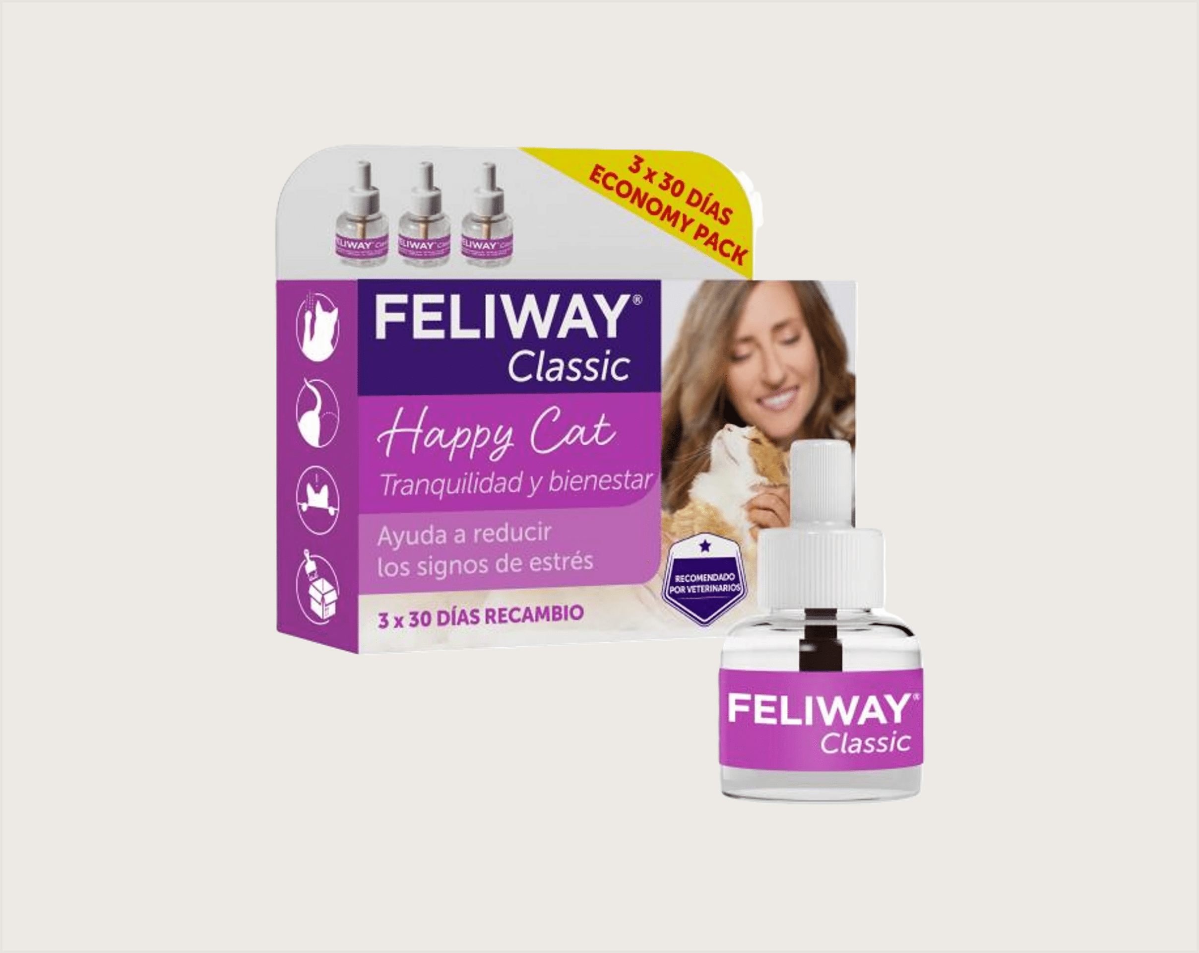 Feliway Classic Pack 3 Unidades 48 ml c/u - 1