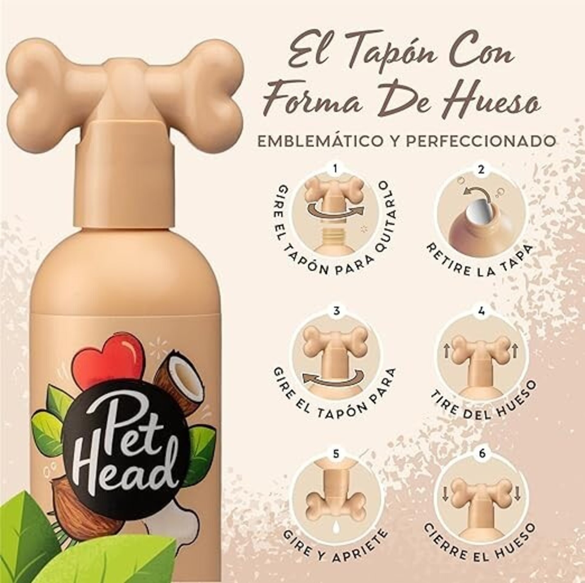 Champu Para perros Pet Head Soul Coco Y Marula Pieles Sensibles - 5