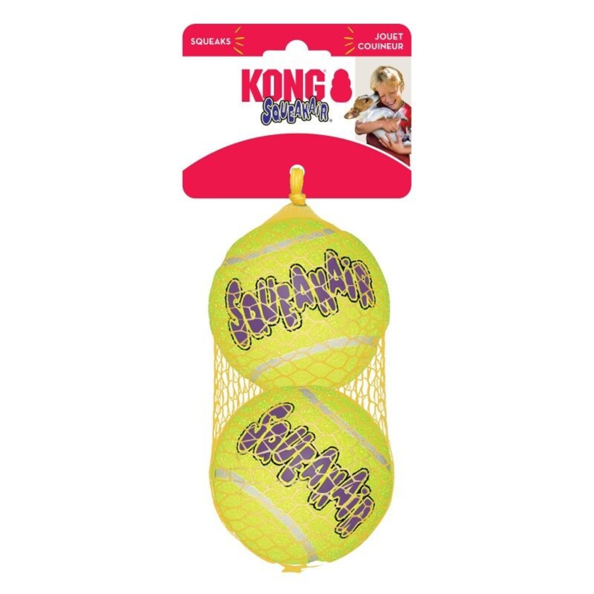 Kong AirDog Squeakair Balls para Perros - 12