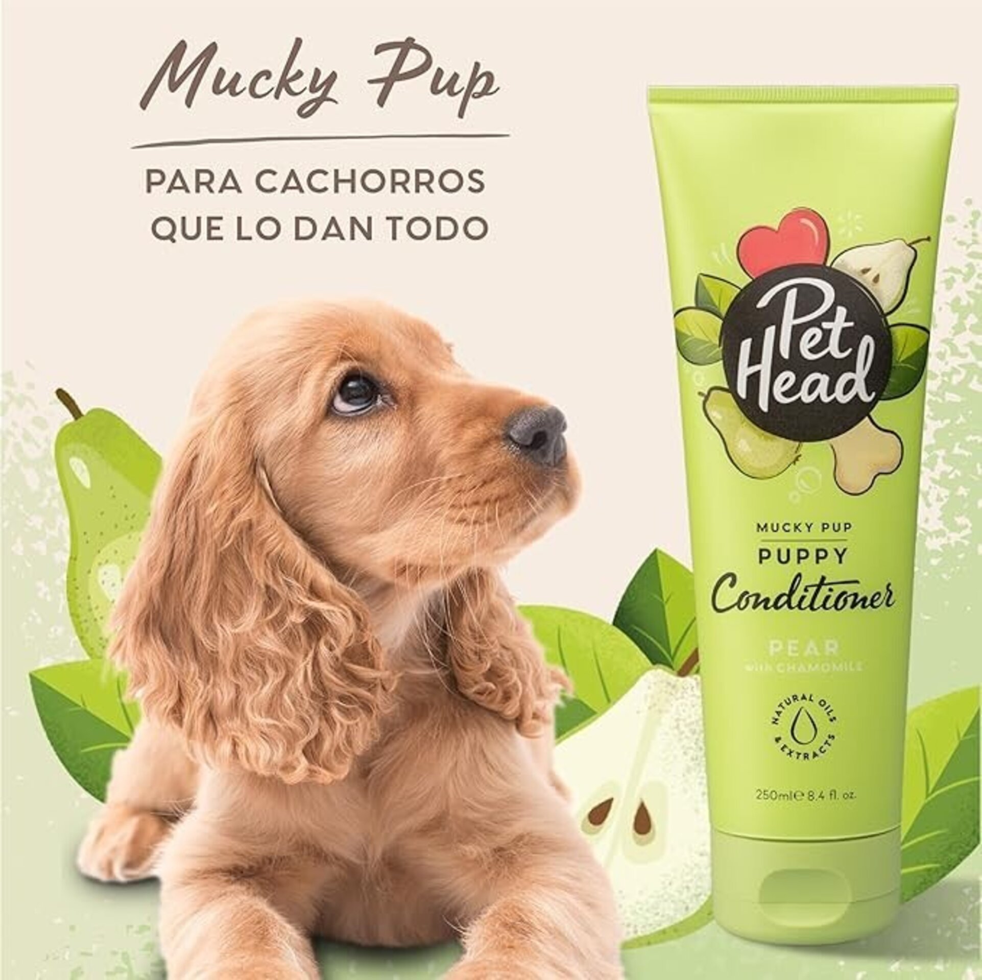 Acondicionador Para Cachorros Pet Head Mucky Pera Y Camomila - 1