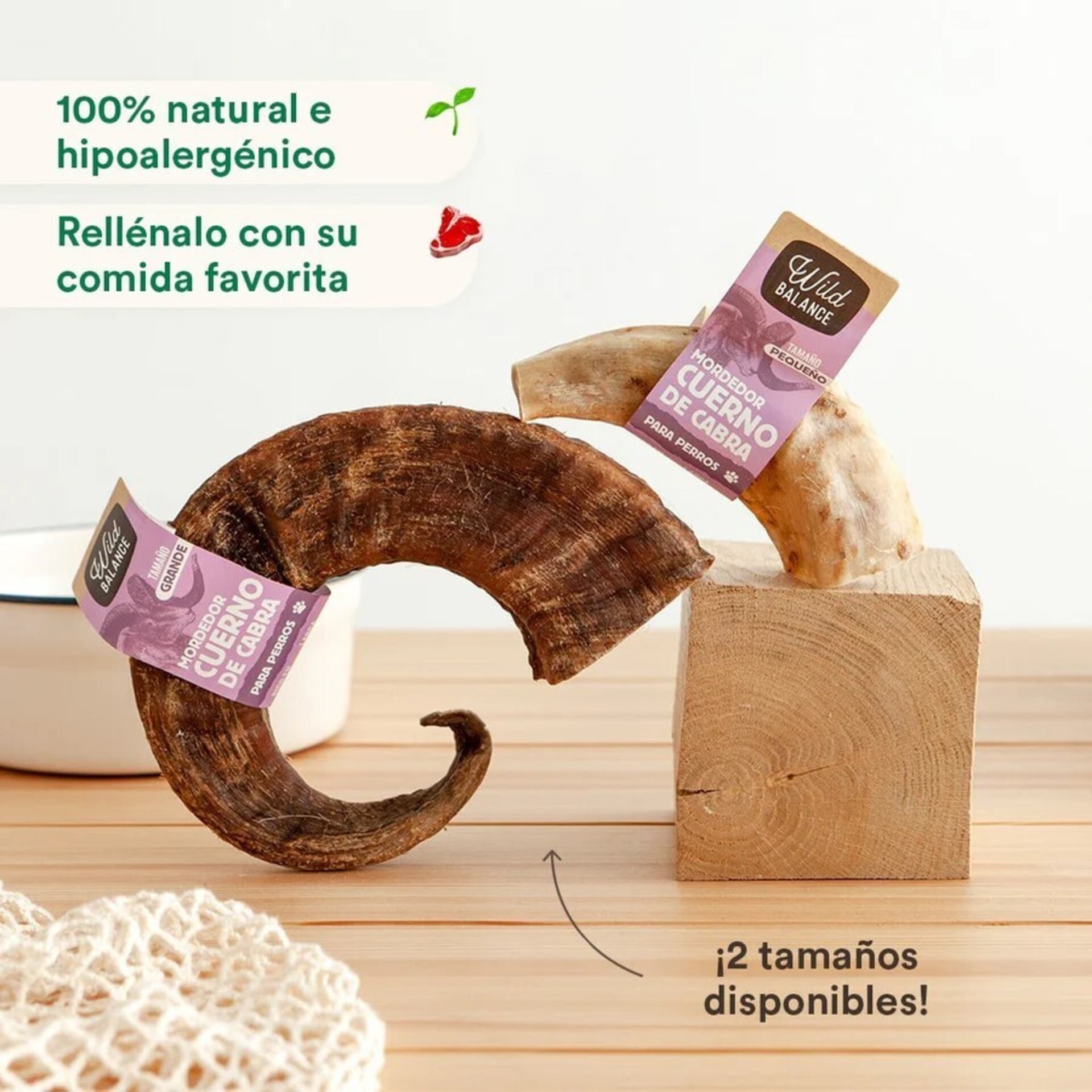 Wild Balance Cuerno de Cabra Mordedor Natural - 2