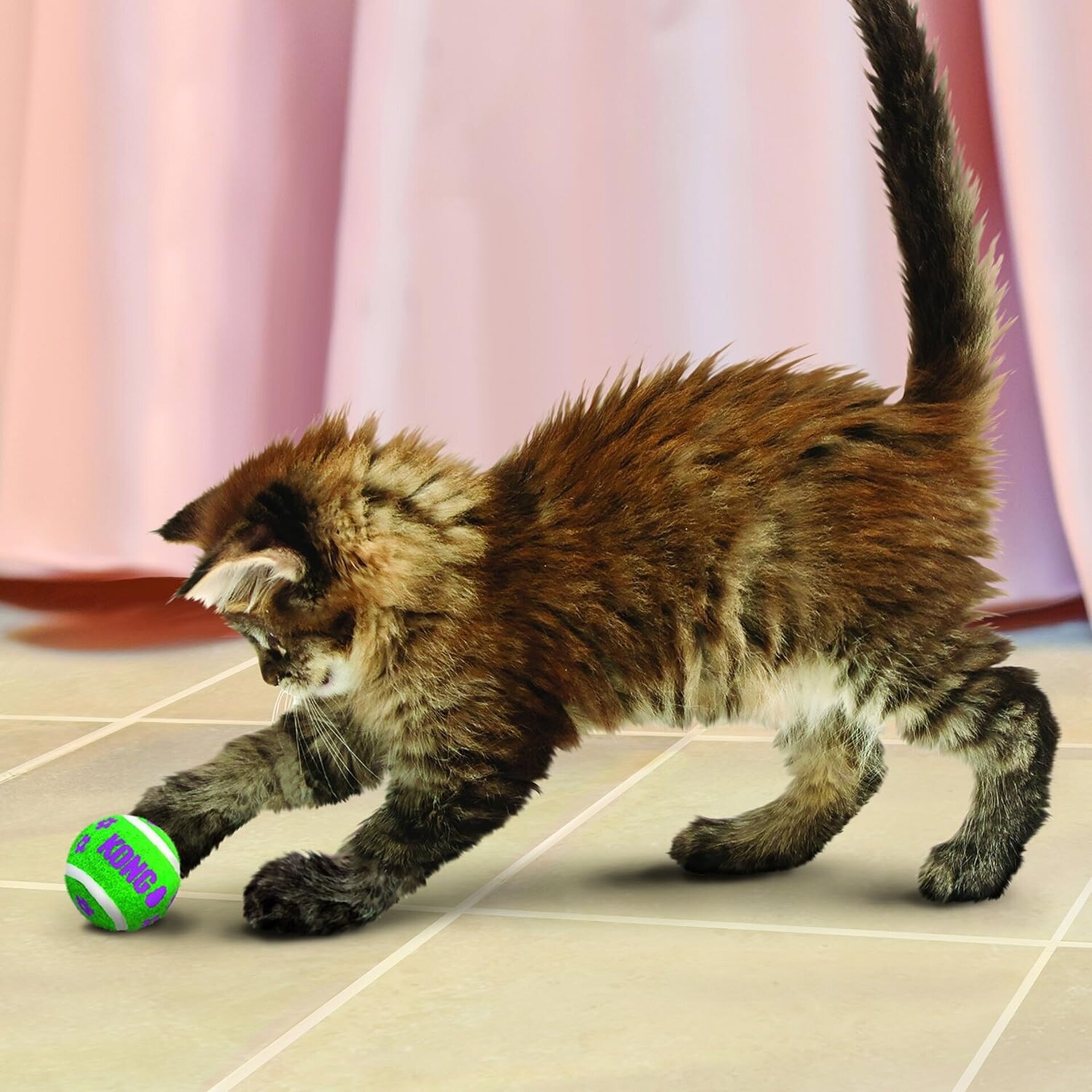 Pelotas Kong Para Gatos Tennis Balls With Bells - 4