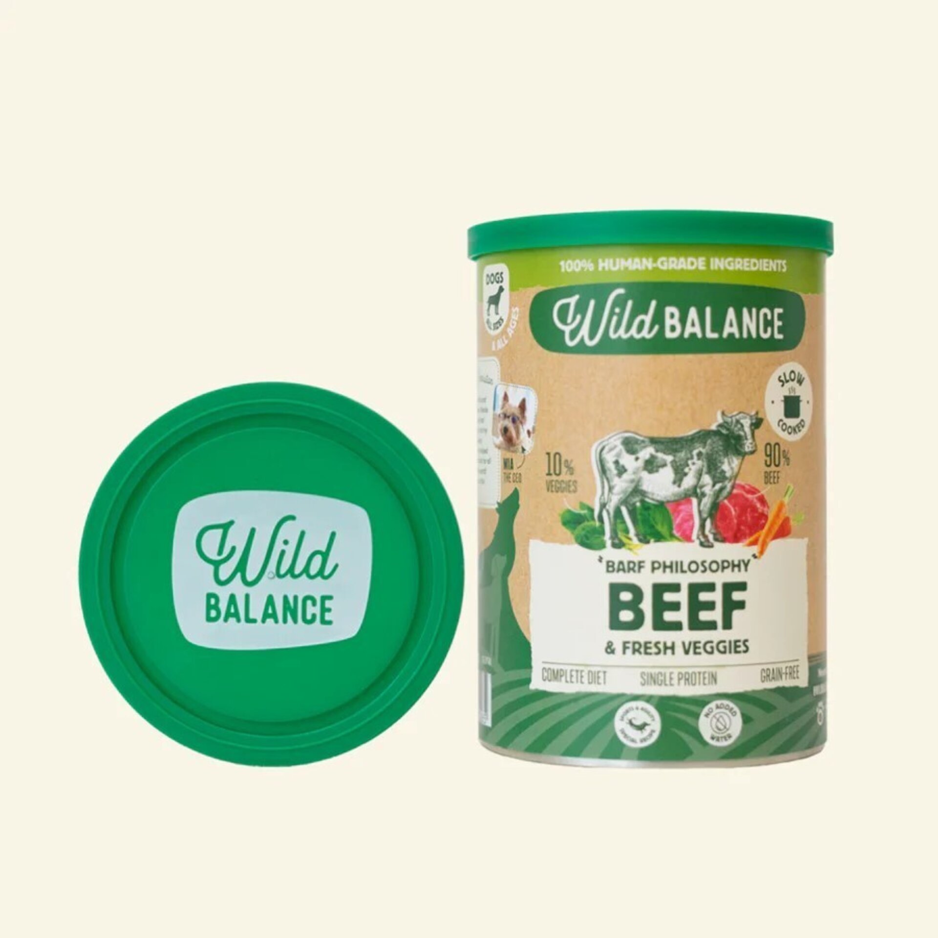 Tapa Hermética Reutilizable Verde para Latas - 2