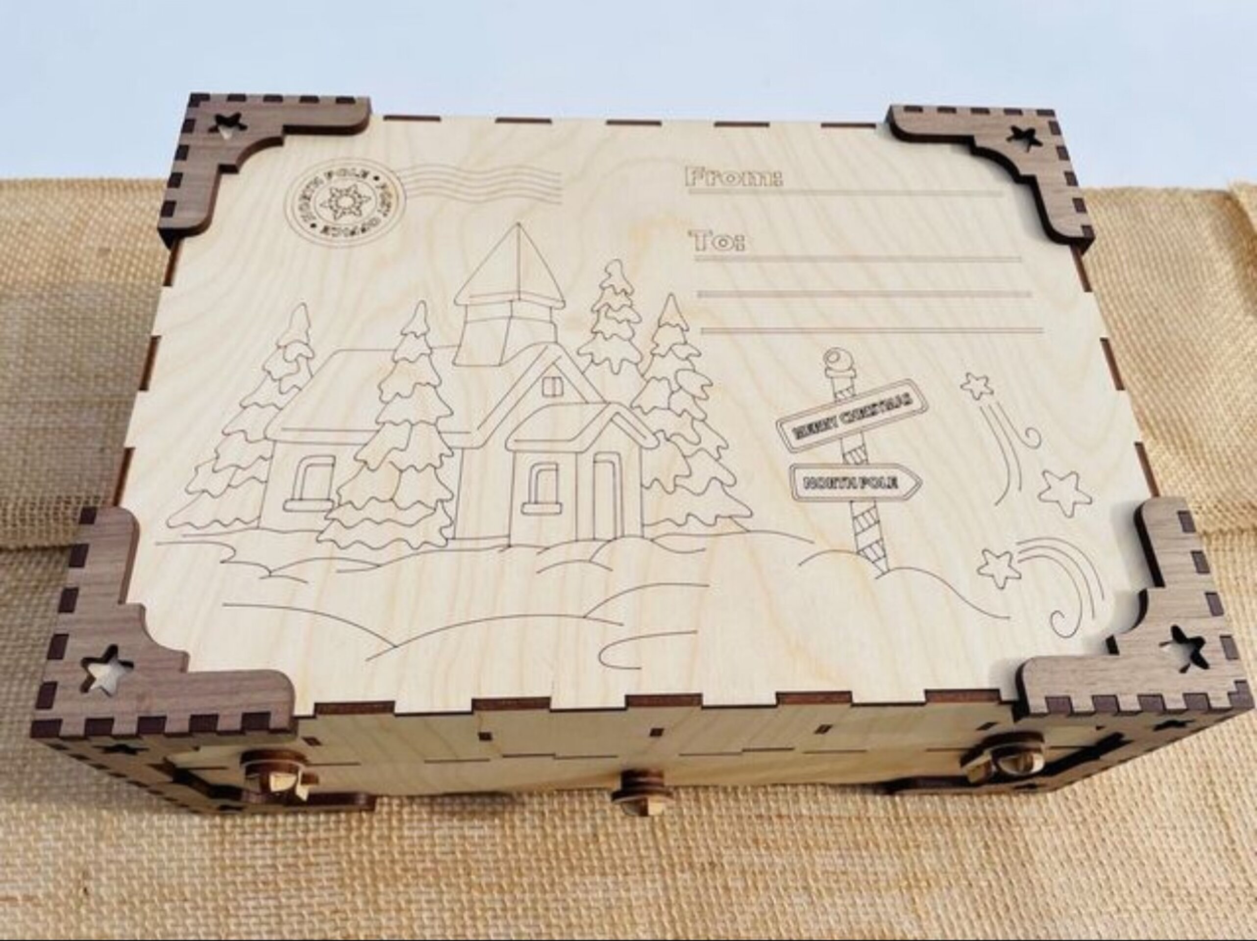 Calendario De Adviento De Lujo En MDF - 2